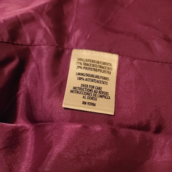 VINTAGE CASUAL CORNER Purple Blazer Size 8 - Picture 5 of 8